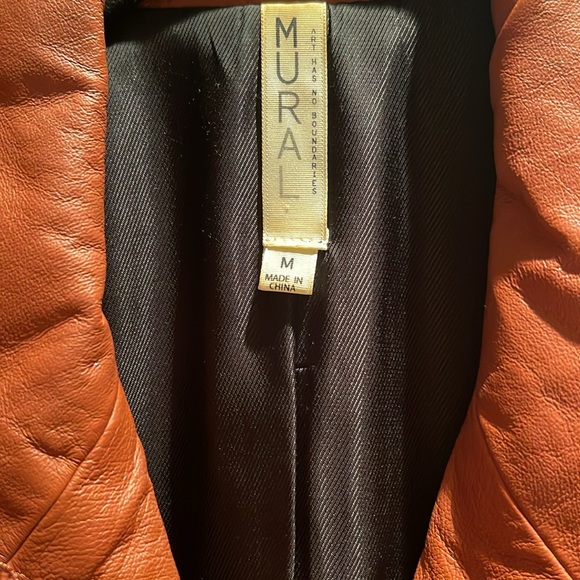 Leather/Knit Mixed Vest - Picture 3 of 6